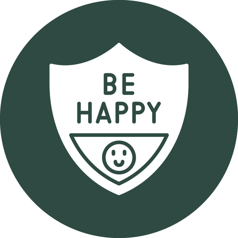 Be Happy Vector Icon