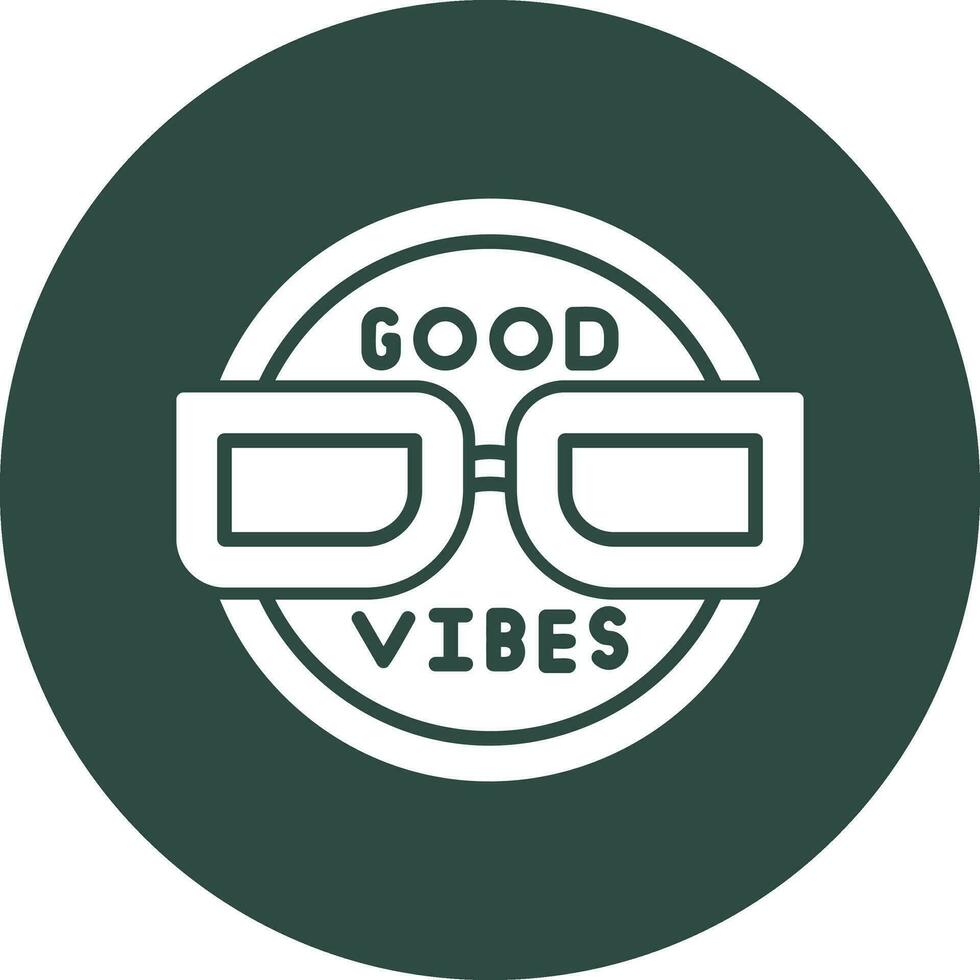 Good Vibes Vector Icon