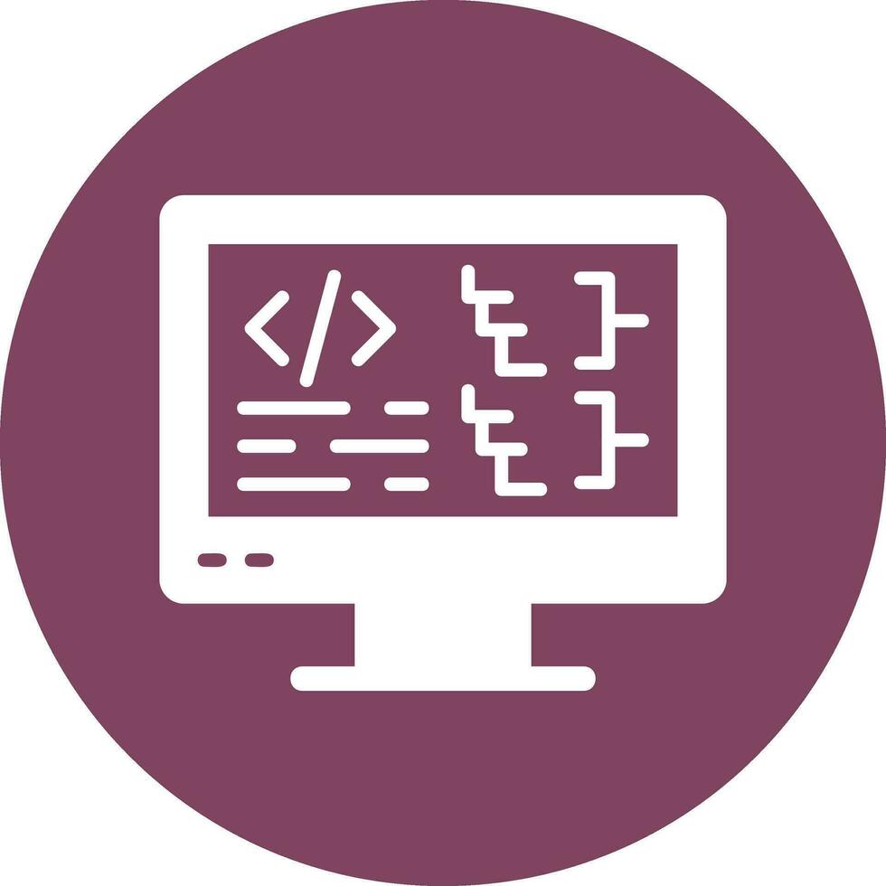 Computer Vector Icon