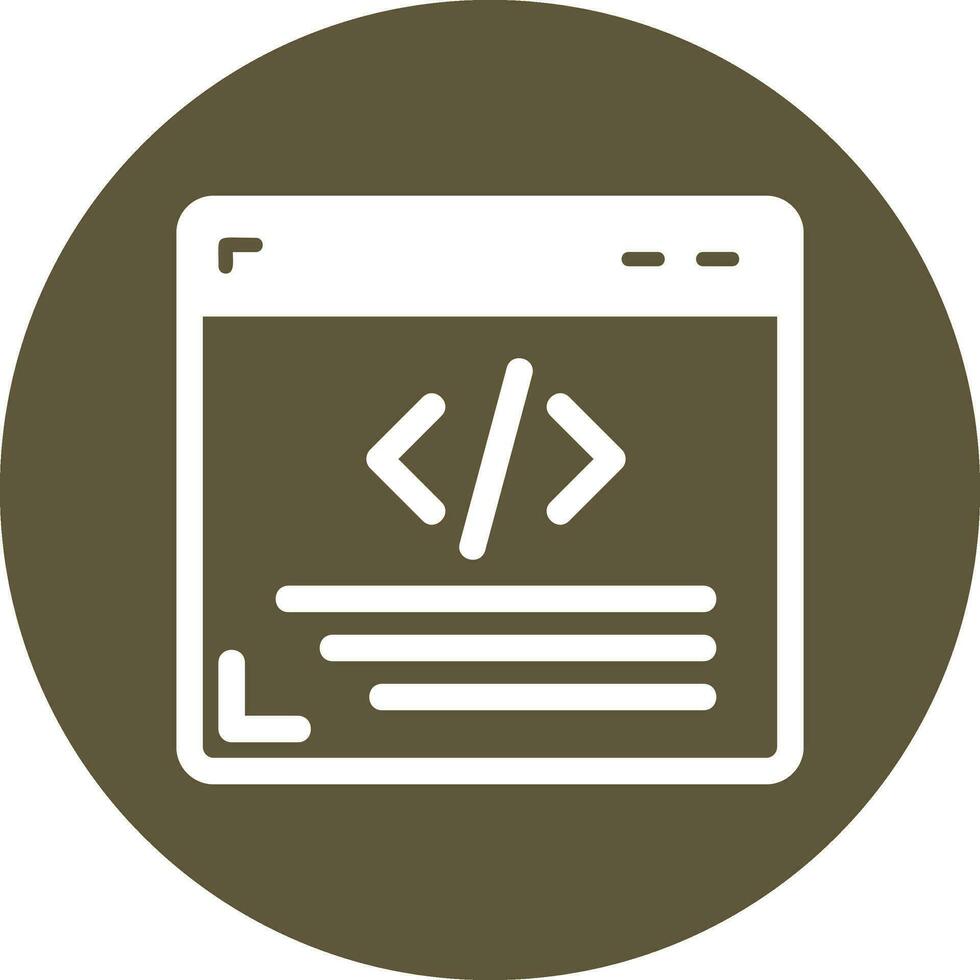 Web Programming Vector Icon