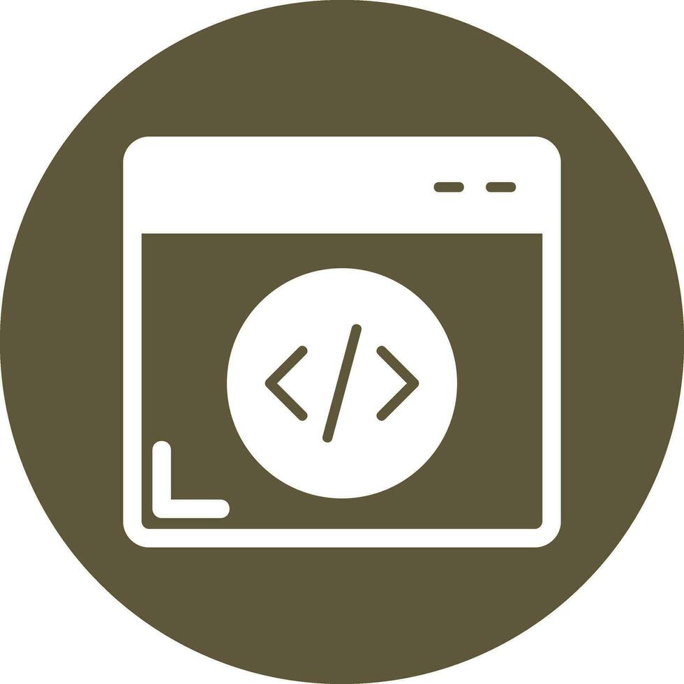 Web Programming Vector Icon