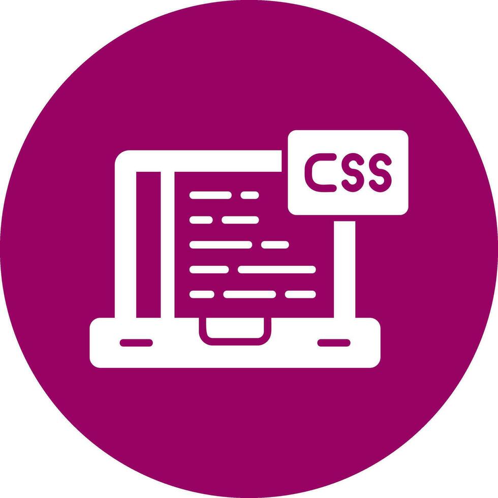 icono de vector de css