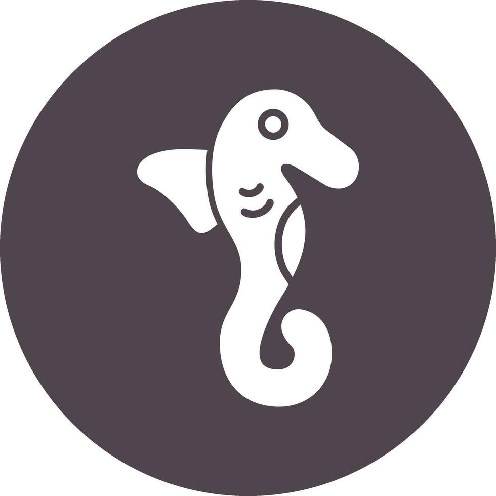 Seahorse Vector Icon