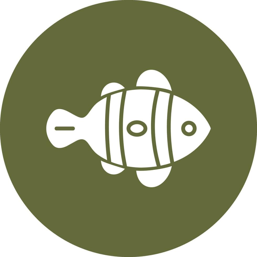 Clown Fish Vector Icon