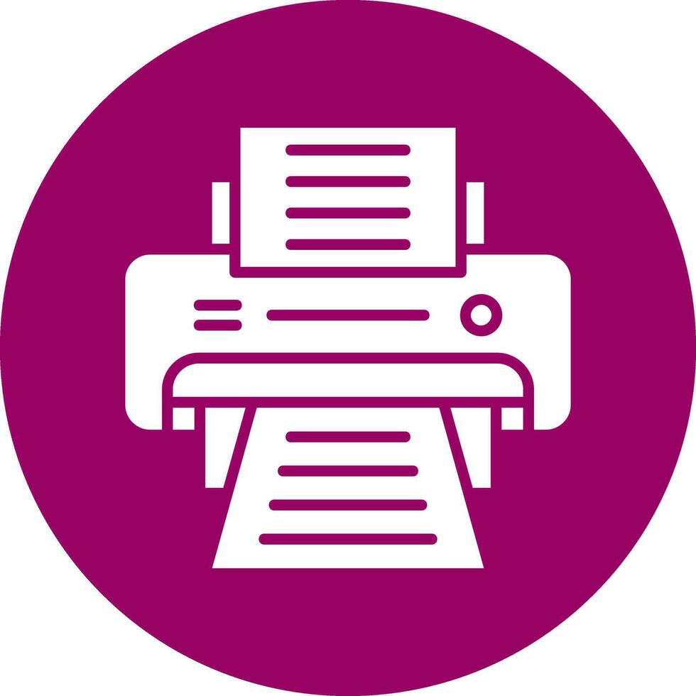 Printer Vector Icon