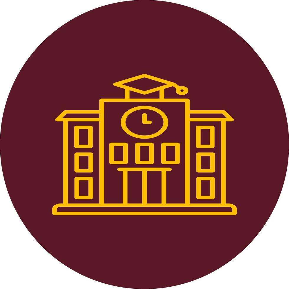 icono de vector de universidad