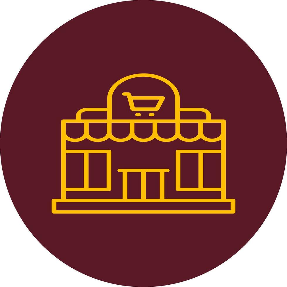 Supermarket Vector Icon