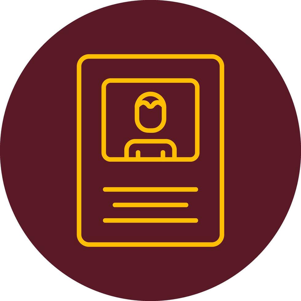 Name Tag Vector Icon