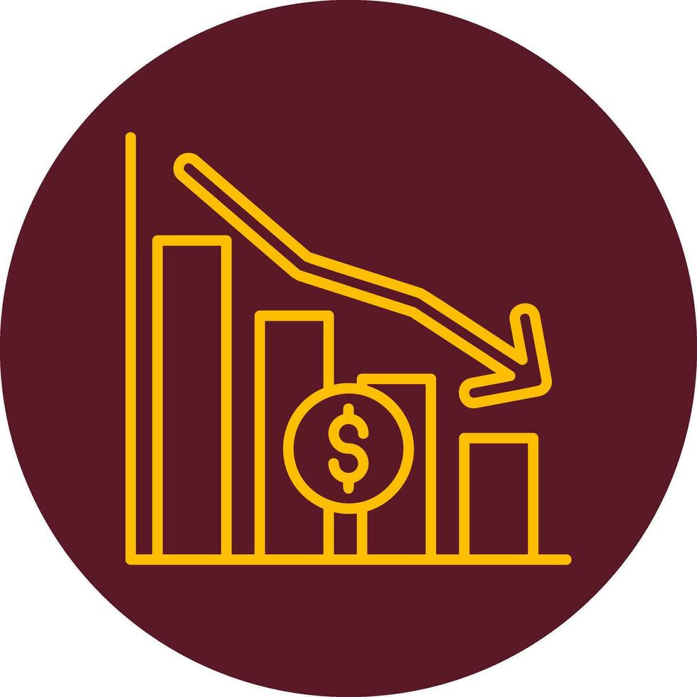 Economic Crisis Vector Icon