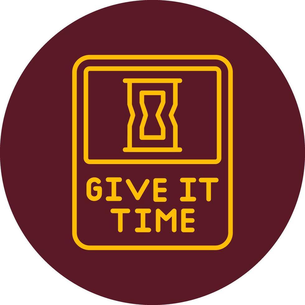 Give It Time Vector Icon