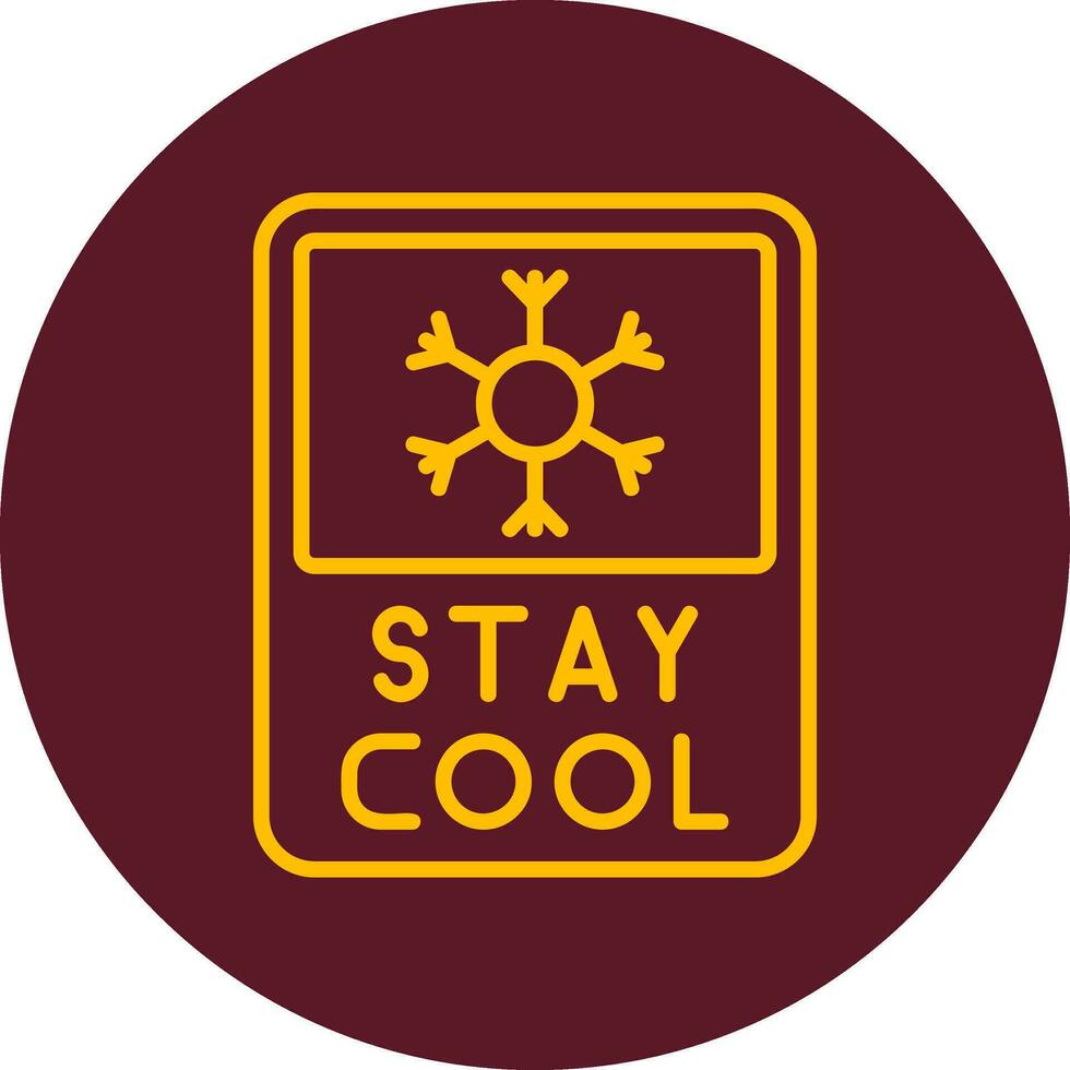 Stay Cool Vector Icon