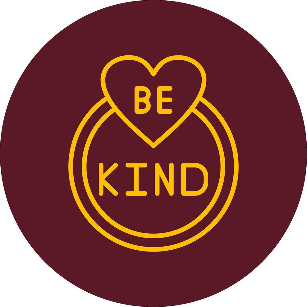 Be Kind Vector Icon