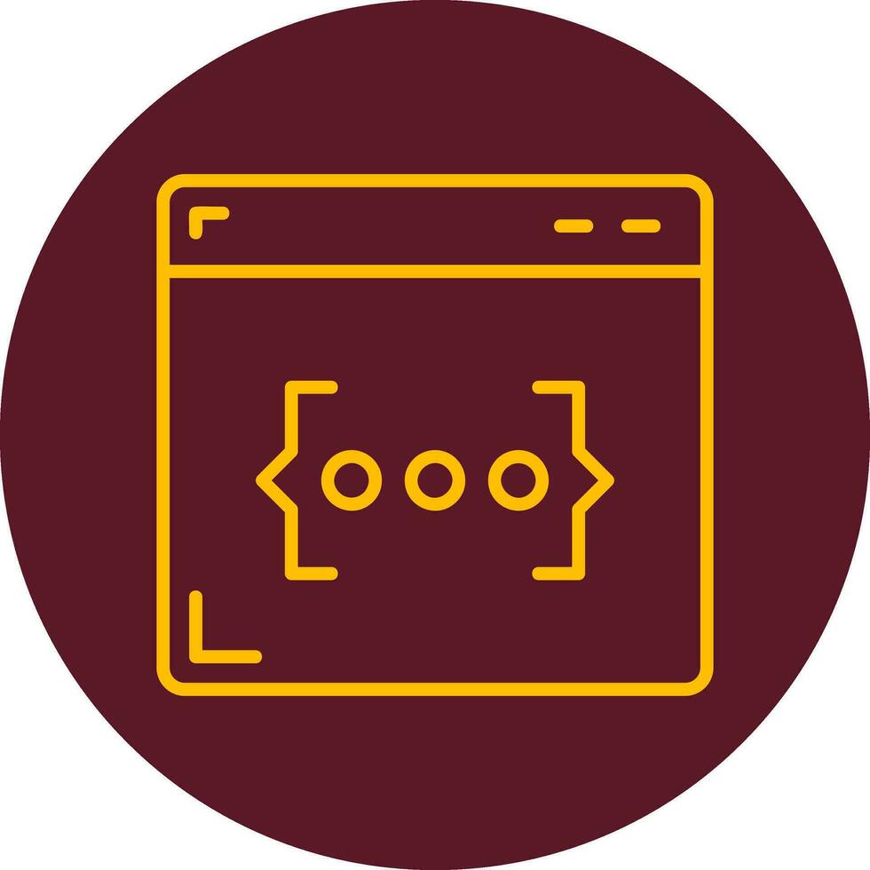 icono de vector de codificación