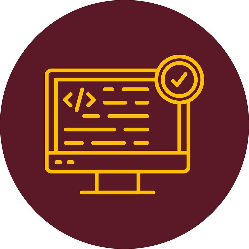 icono de vector de programación