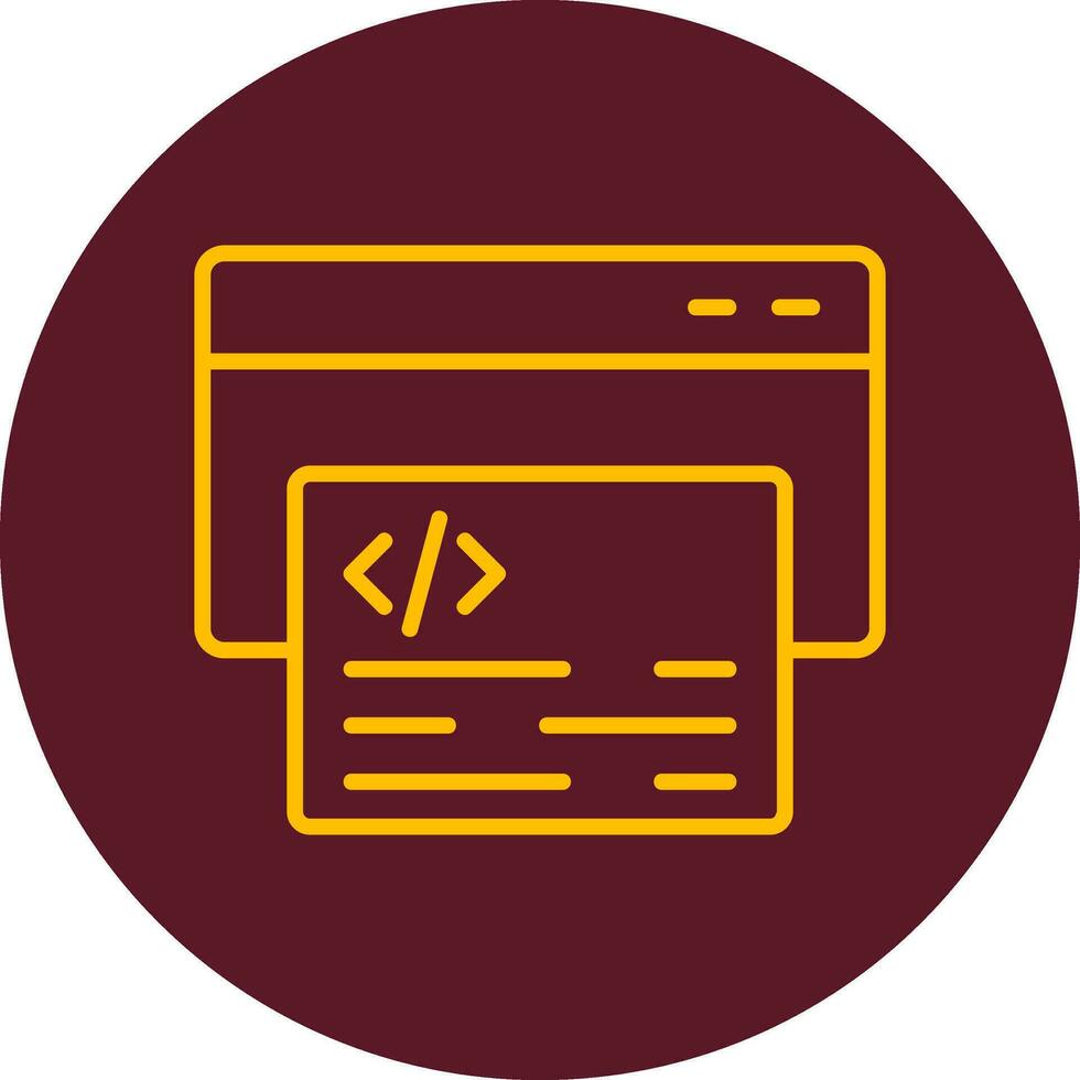 icono de vector html