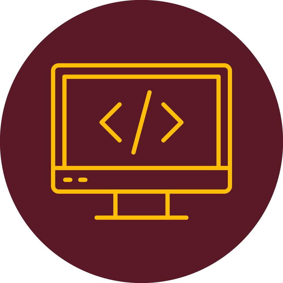 icono de vector de codificación web