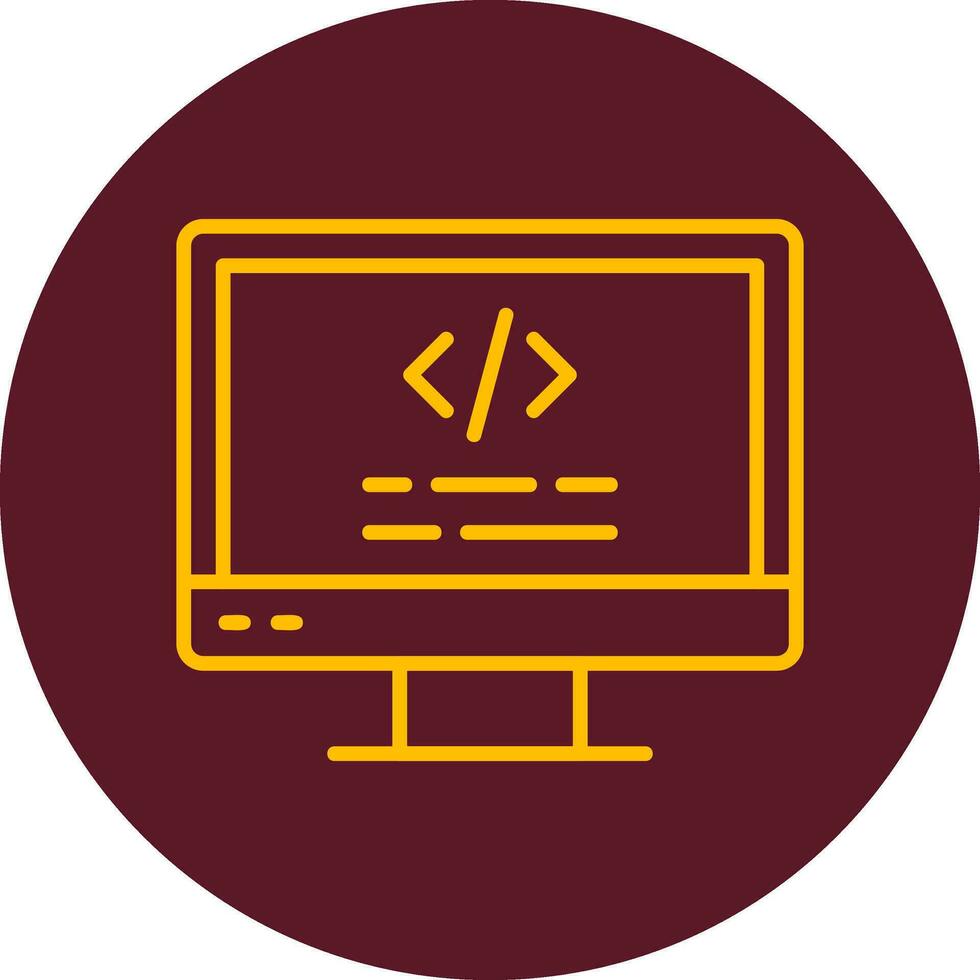 Computer Vector Icon