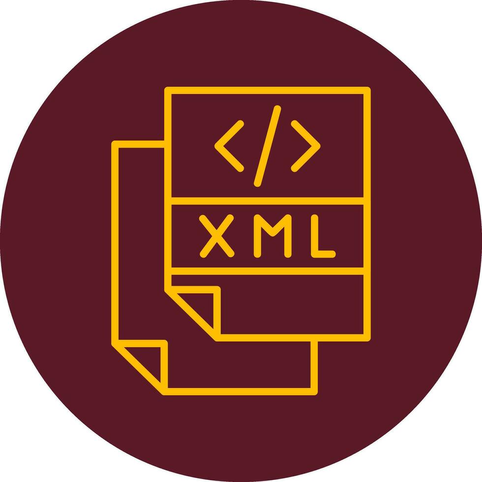 Xml File Vector Icon