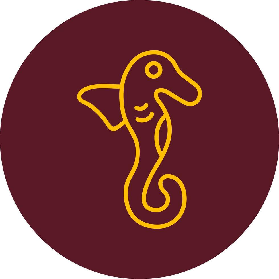 Seahorse Vector Icon