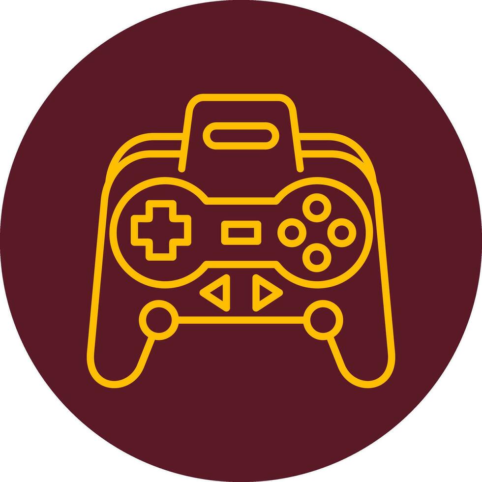 icono de vector de controlador de juego