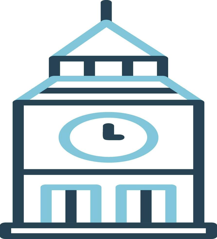 Clock Tower Vector Icon