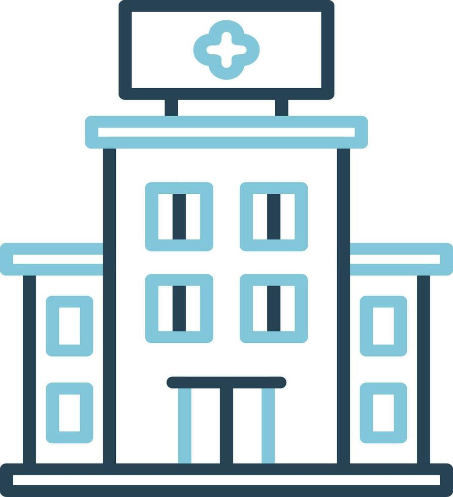 Hospital Building Vector Icon