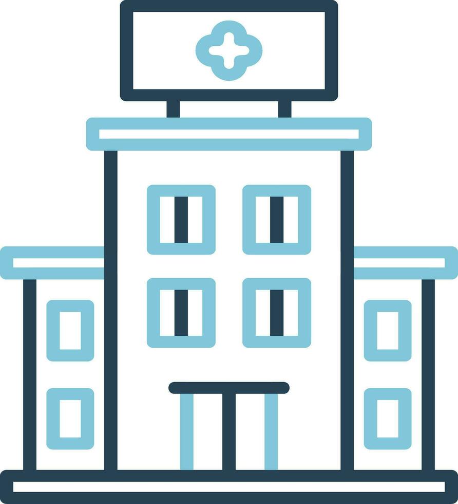 Hospital Building Vector Icon