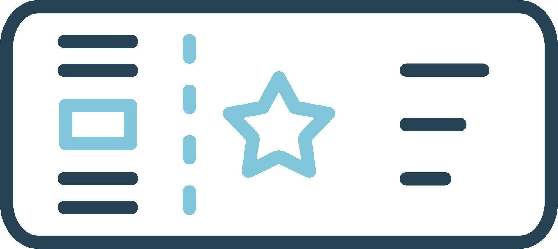 Ticket Vector Icon