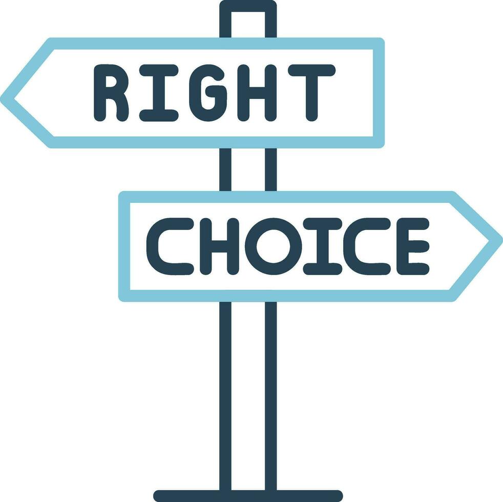 Right Choice Vector Icon