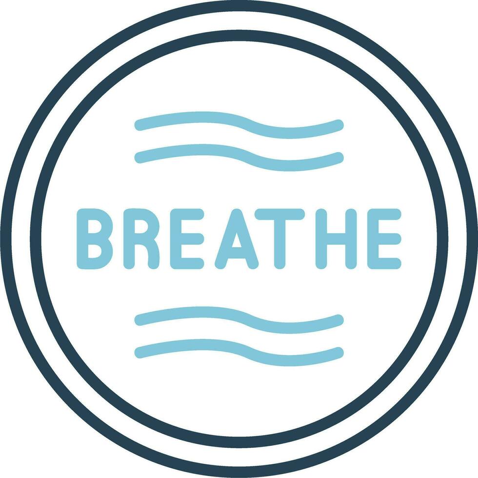 Breathe Vector Icon