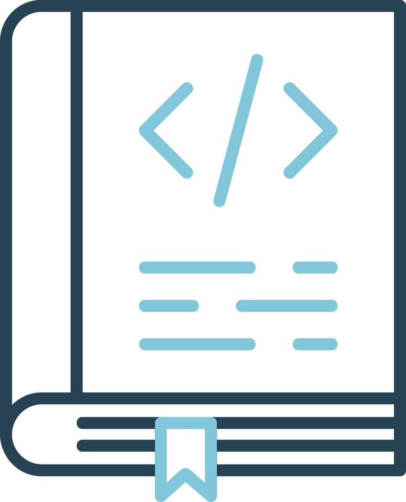 Coding Book Vector Icon