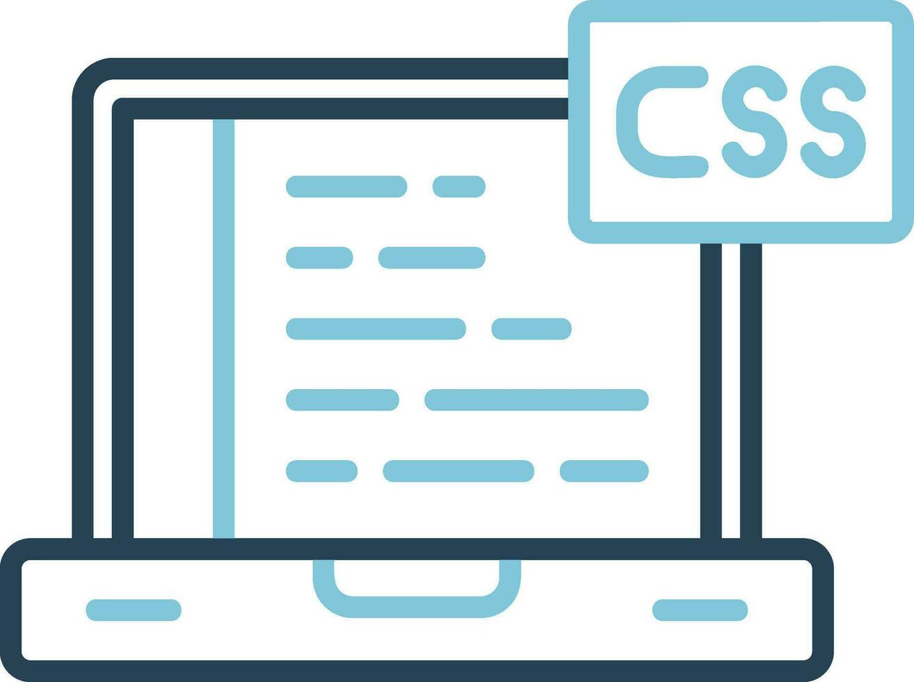 icono de vector de css