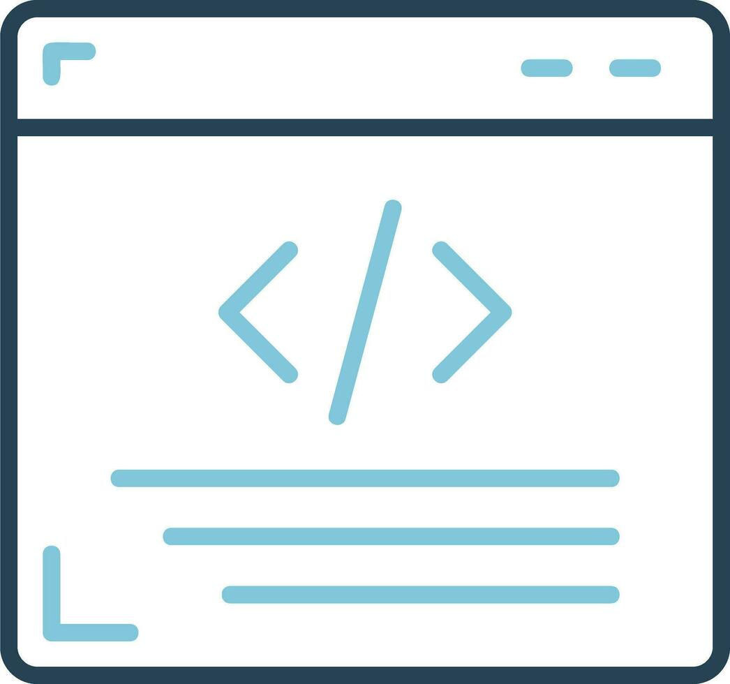 Web Programming Vector Icon