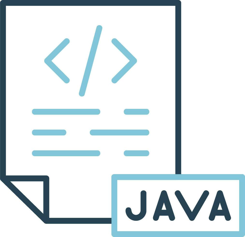 icono de vector de java