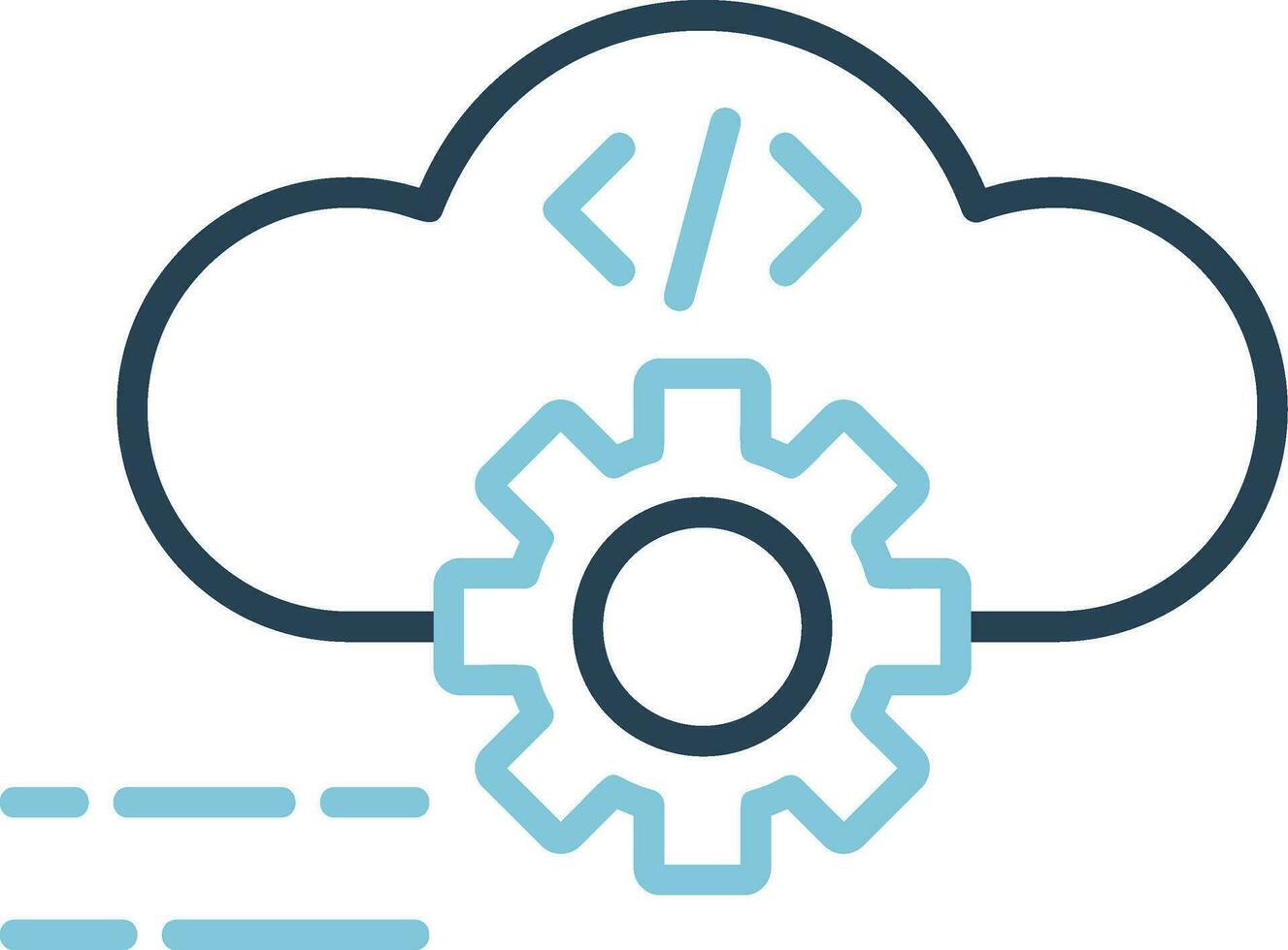 Cloud Computing Vector Icon