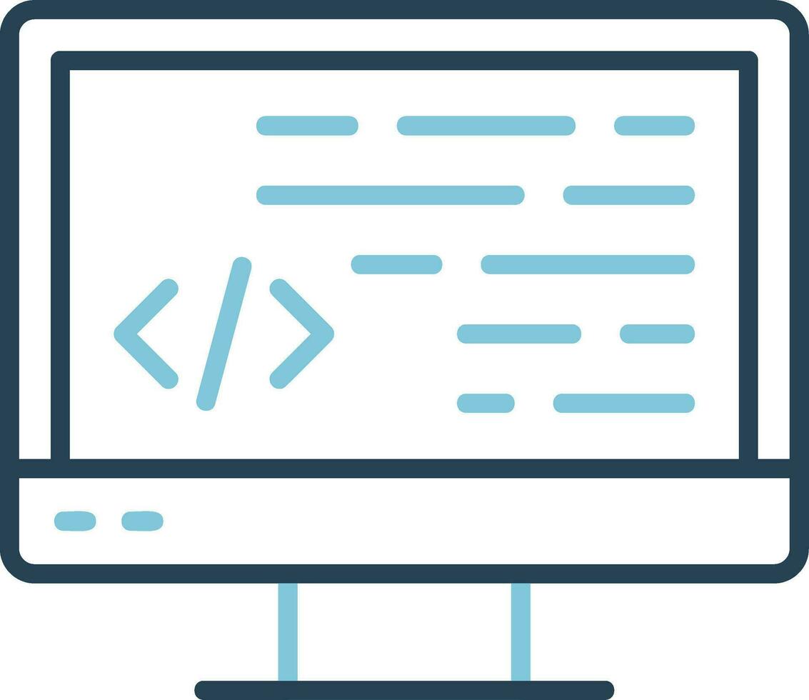 icono de vector de programación