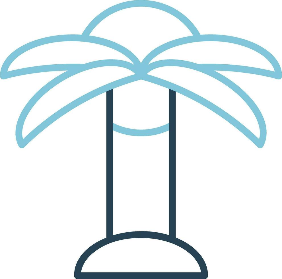 oasis vector icono