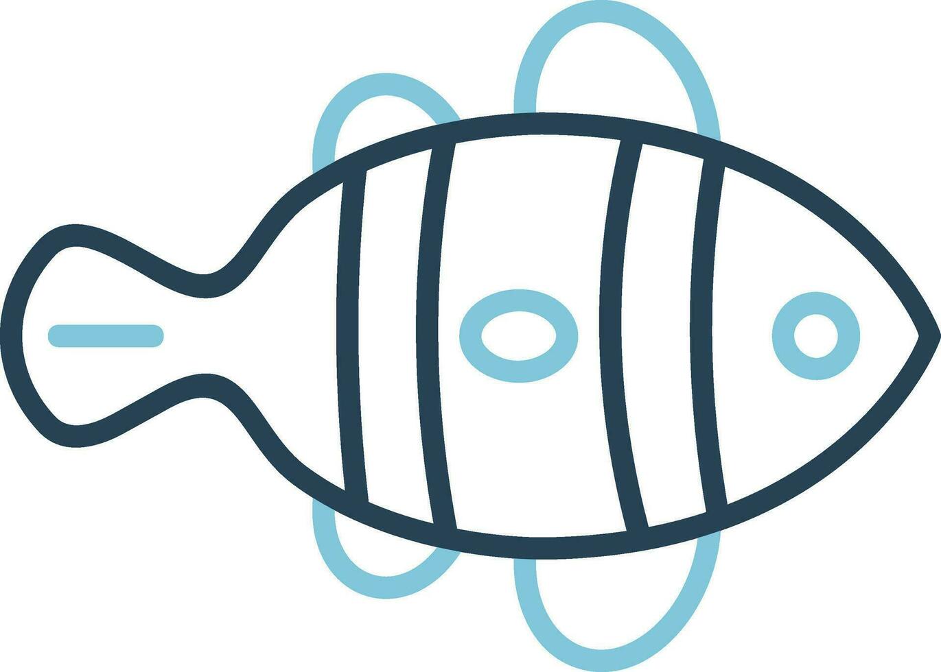 Clown Fish Vector Icon