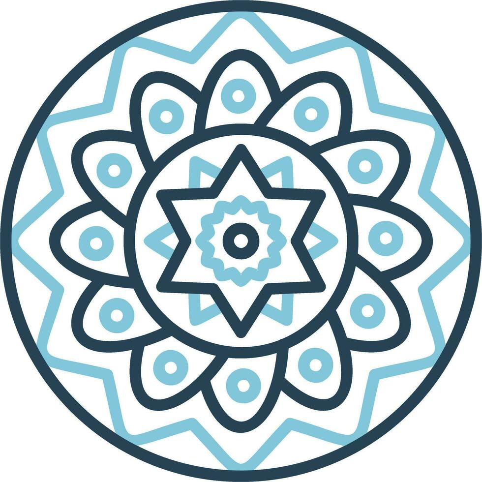 icono de vector de mandala