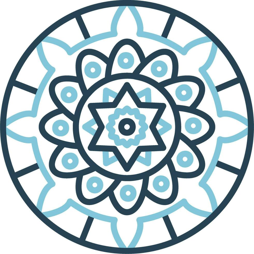 icono de vector de mandala