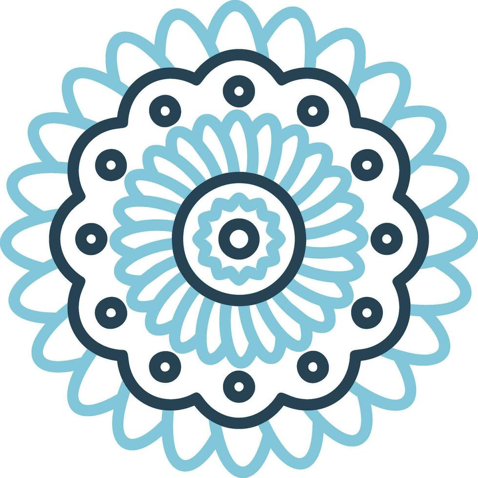 icono de vector de mandala