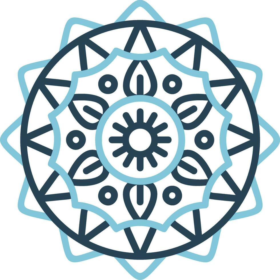 icono de vector de mandala