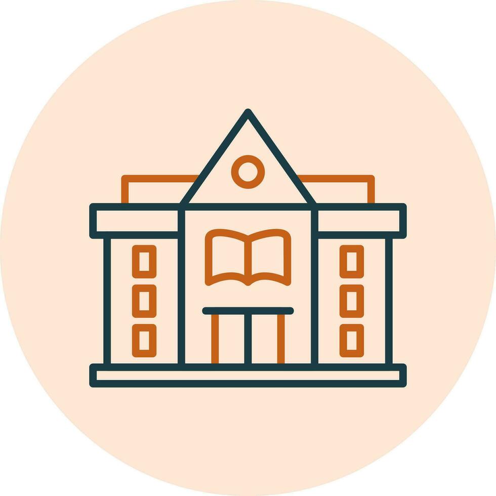 icono de vector de biblioteca