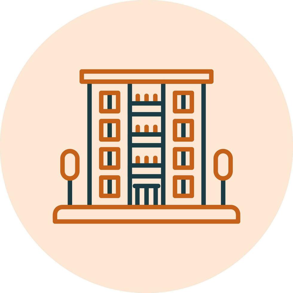 icono de vector de apartamento