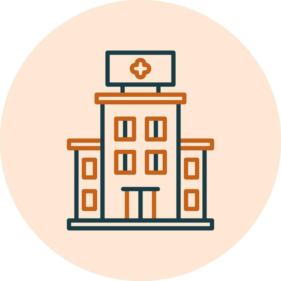 Hospital Building Vector Icon
