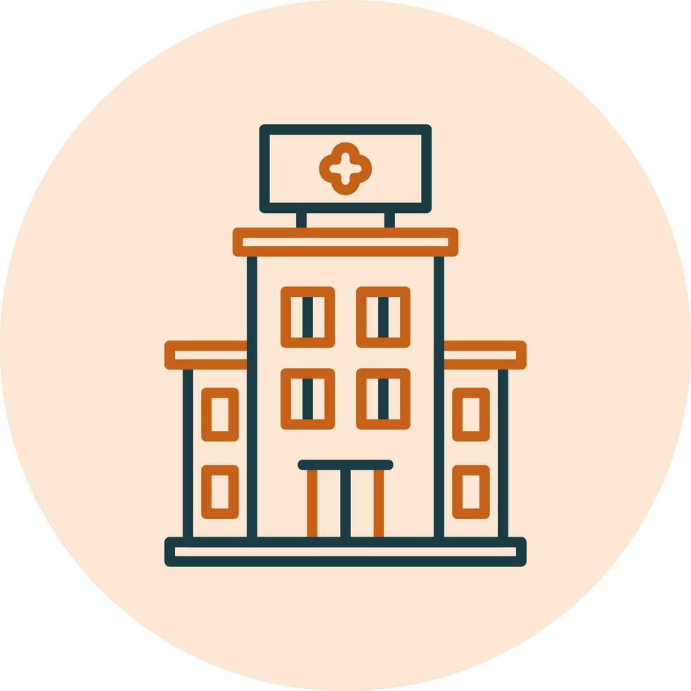 Hospital Building Vector Icon