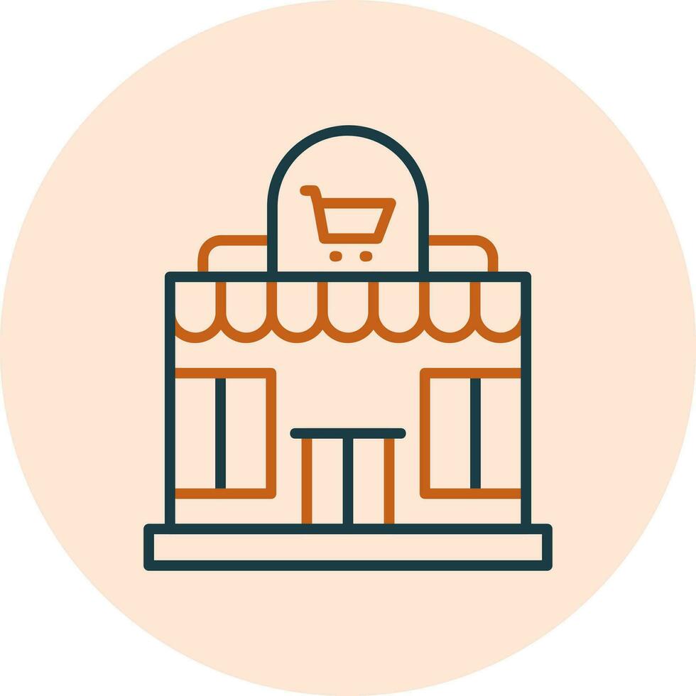 Supermarket Vector Icon