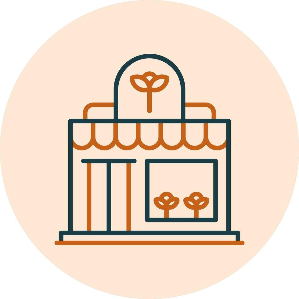 Flower Shop Vector Icon