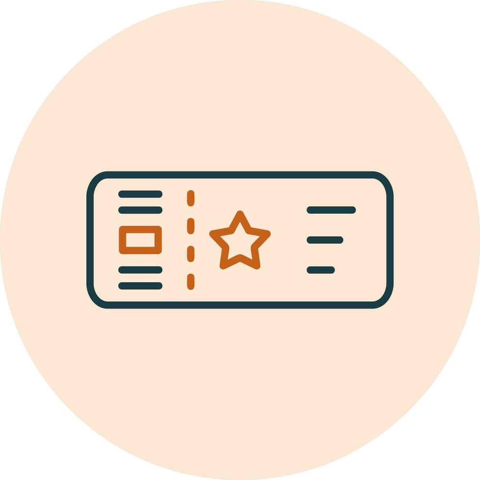 Ticket Vector Icon