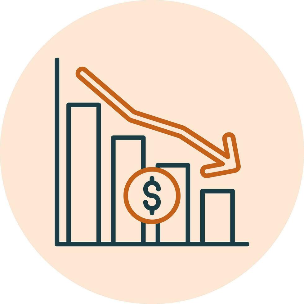 Economic Crisis Vector Icon